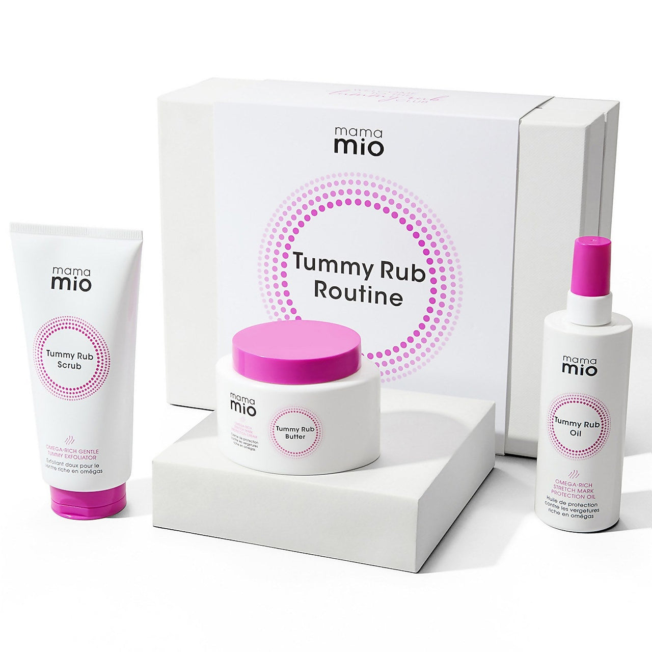 Mama Mio Tummy Rub Routine Set (3-Piece) - liquidation.store