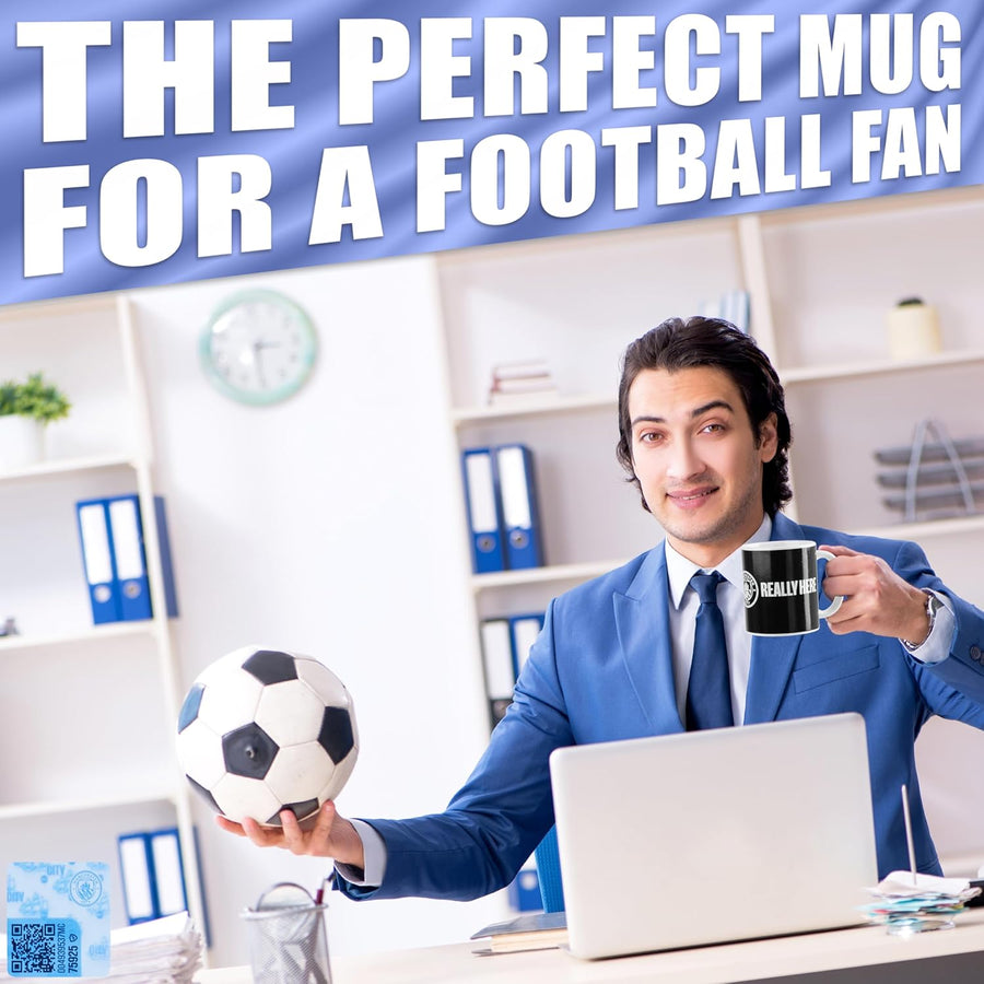 Manchester City F.C. Coffee Mug, 320ml Ceramic Heat Colour Changing Mug - liquidation.store