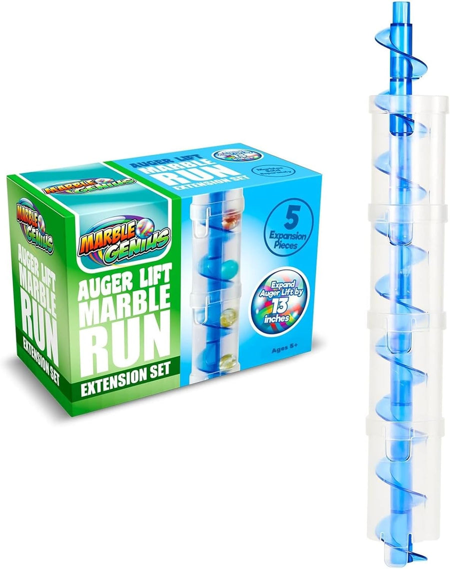Marble Genius Marble Run Auger Lift Extension - Blue (5Y+) - liquidation.store