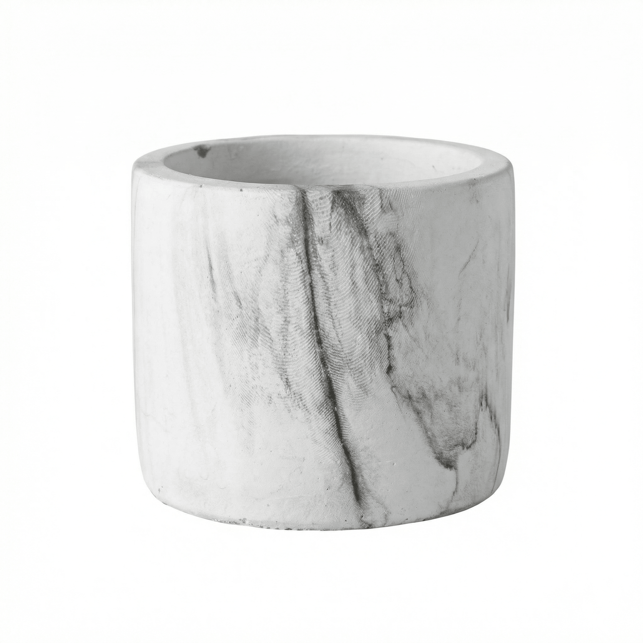 Marble White Cotton Candle - 150g - liquidation.store