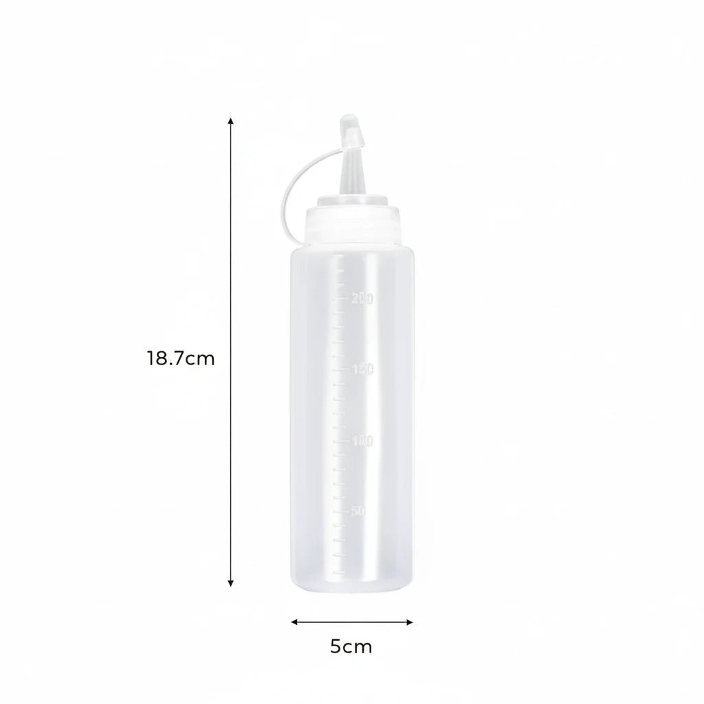 Matana Plastic Sauce Bottles Set of 8 240ml - liquidation.store