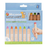 Micador early stART Woody Crayons - 6 Pack - liquidation.store
