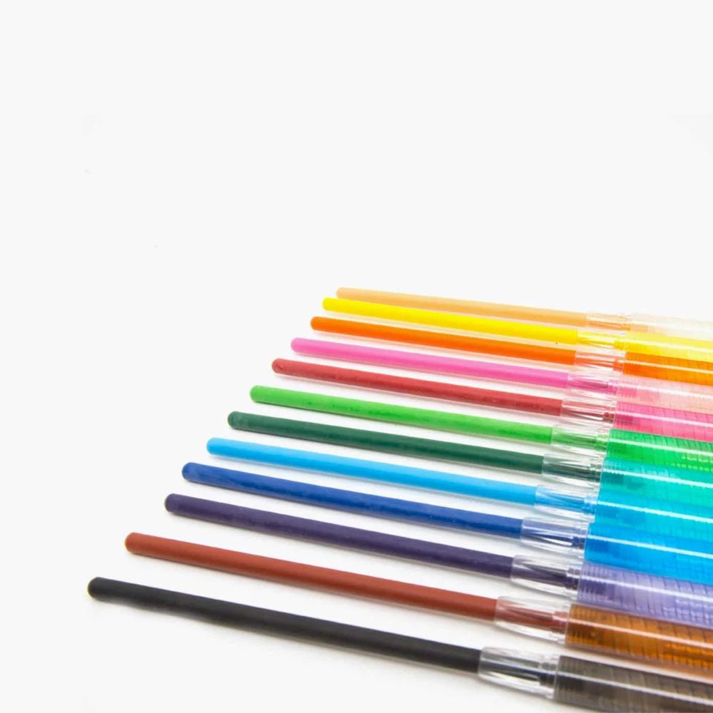 Micador jR. Twistaz Jumbo Crayons - 12 Pack (3 - 8YRS) - liquidation.store