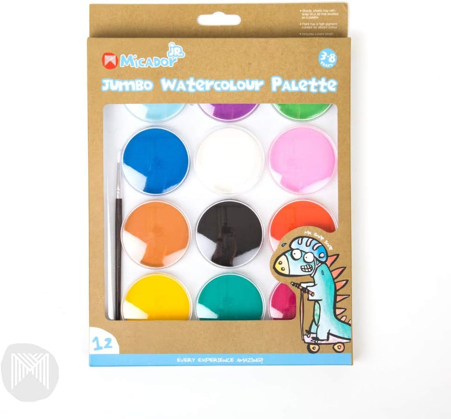 Micador Jumbo Watercolor Paint Palette (3 - 8 YRS) - liquidation.store