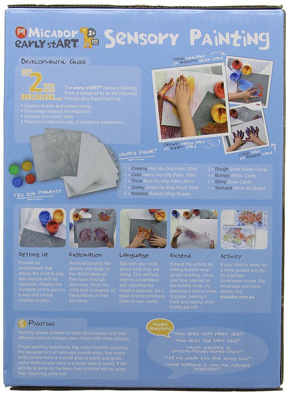 Micador Toddler Sensory Painting Kit - 2 years+ - liquidation.store
