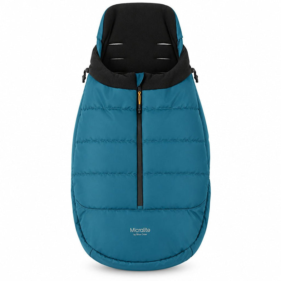 Micralite by Silver Cross FastFold Footmuff – Teal - liquidation.store