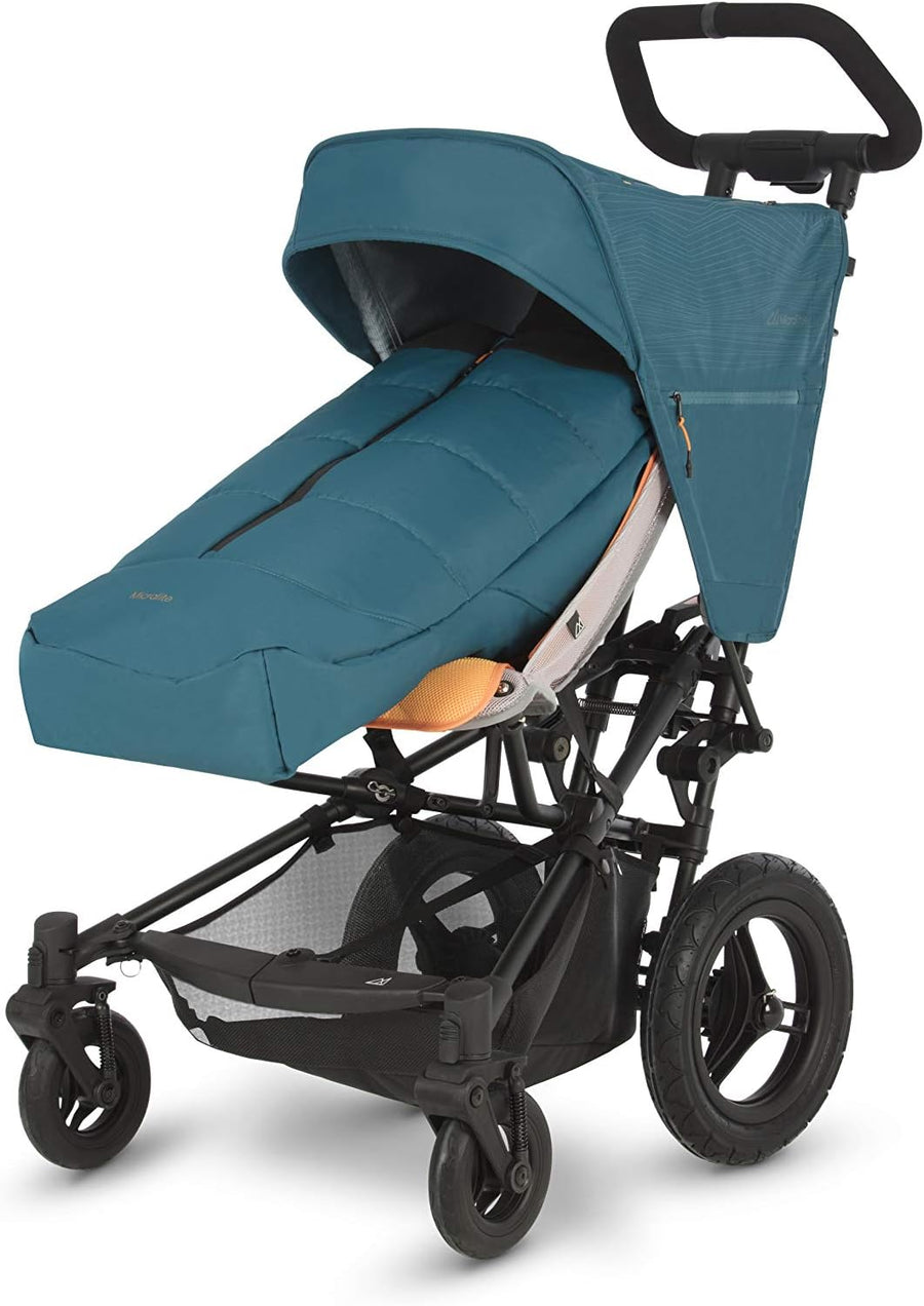 Micralite by Silver Cross FastFold Footmuff – Teal - liquidation.store