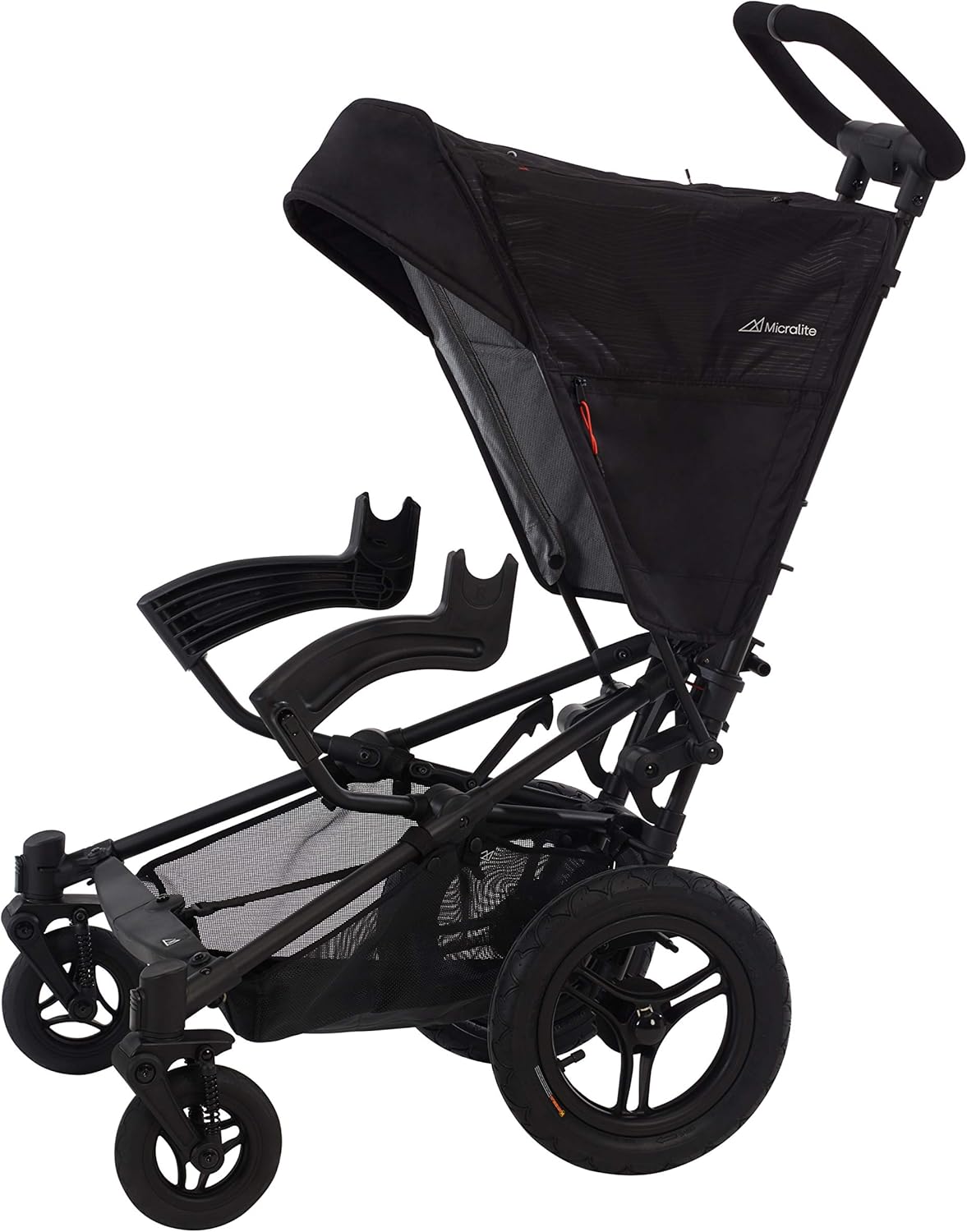 micralite double stroller MICRALITE FastFold Stroller Car Seat Adapters – Black – liquidation.store