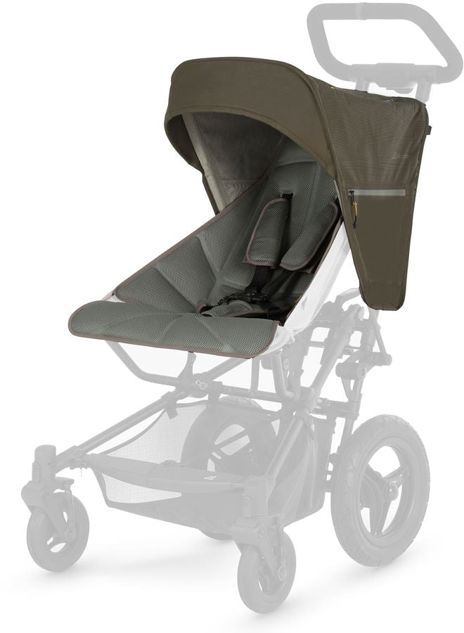 Microlite Weatherproof Pram Hood & Seat Liner - Khaki - liquidation.store