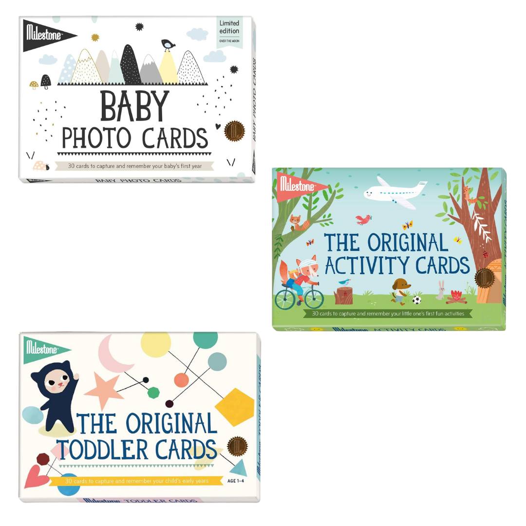 Milestone Memory Cards Bundle - New Born, Toddler & Activity Cards - liquidation.store