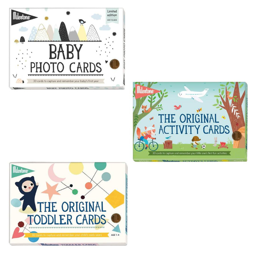 Milestone Memory Cards Bundle - New Born, Toddler & Activity Cards - liquidation.store