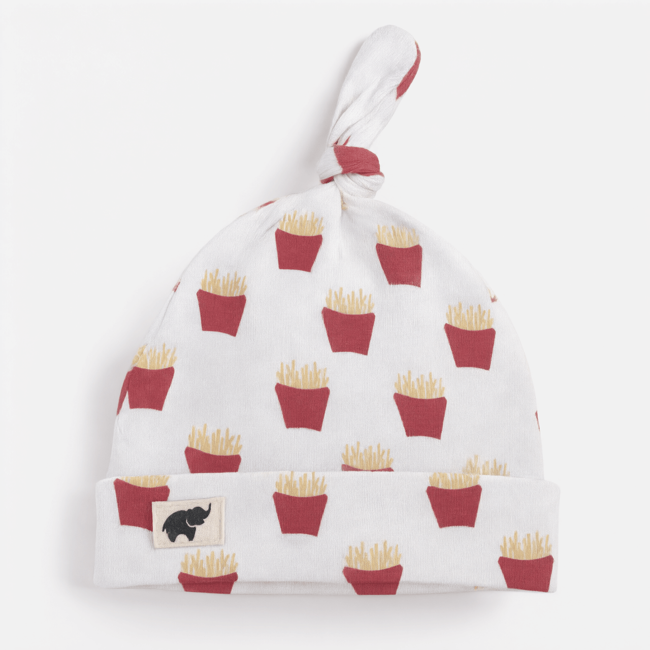 Monica + Andy Baby Top Knot Cap - Chips (0-6M) - liquidation.store