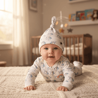 Monica + Andy Baby Top Knot Cap - Unicorn (0-6M) - liquidation.store