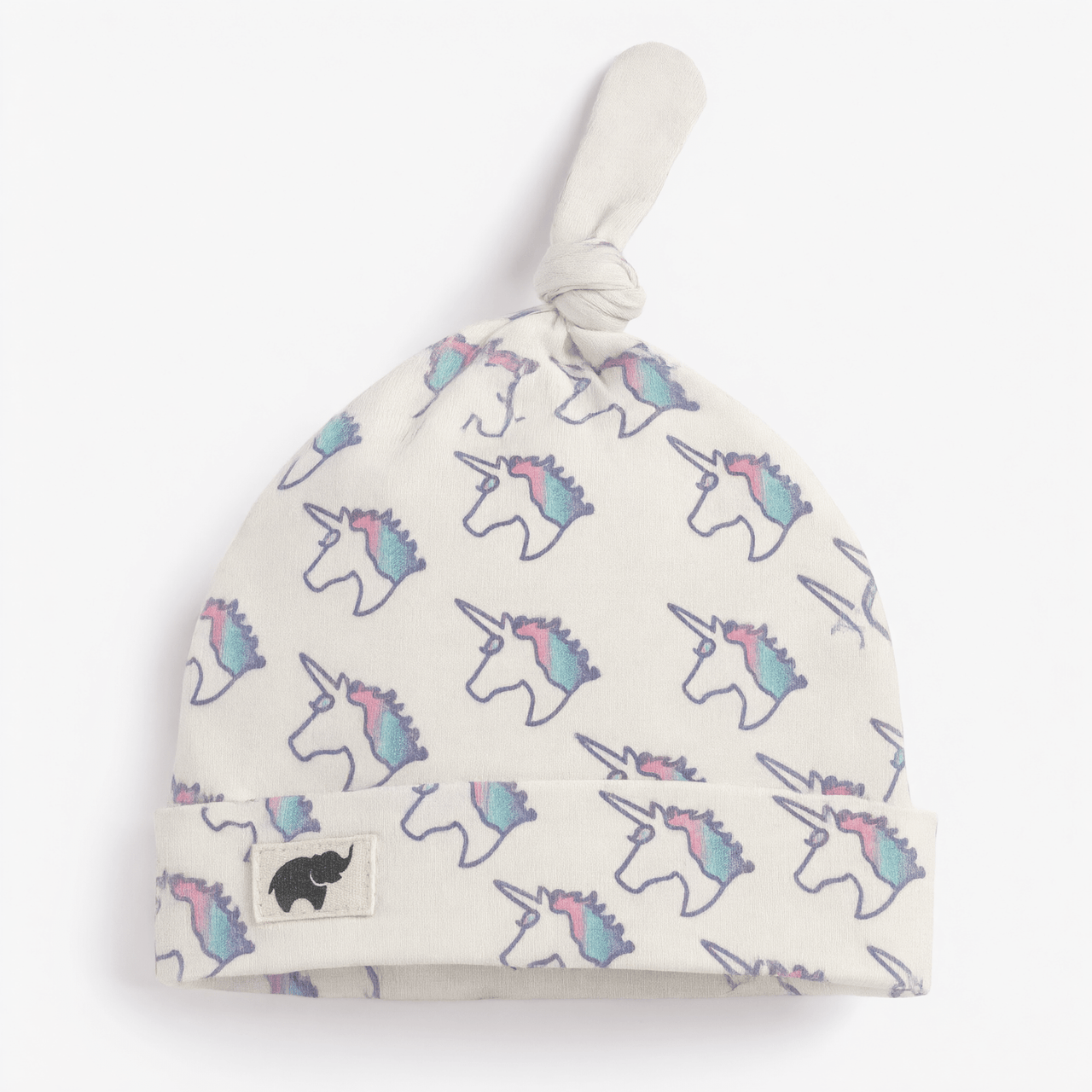 Monica + Andy Baby Top Knot Cap - Unicorn (0-6M) - liquidation.store