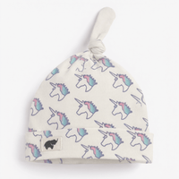Monica + Andy Baby Top Knot Cap - Unicorn (0-6M) - liquidation.store