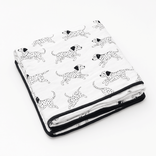 Monica + Andy Cotton Lycra Blanket - Dalmatian - liquidation.store