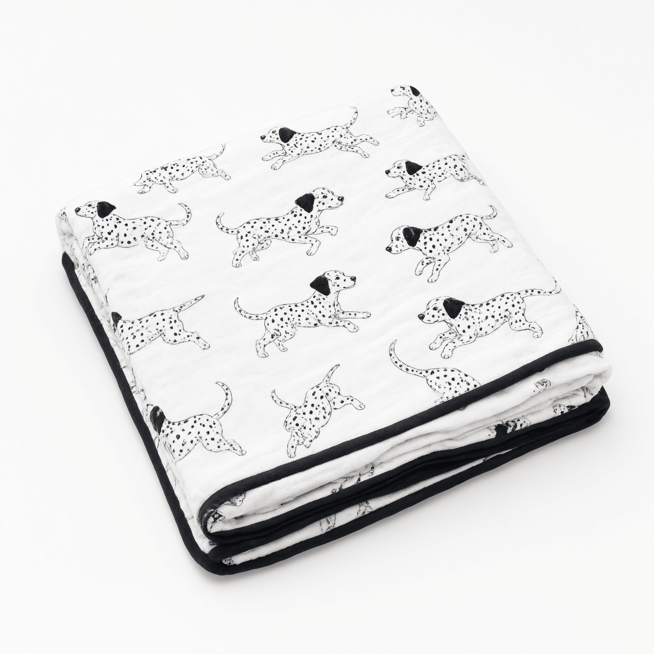 Monica + Andy Cotton Lycra Blanket - Dalmatian - liquidation.store