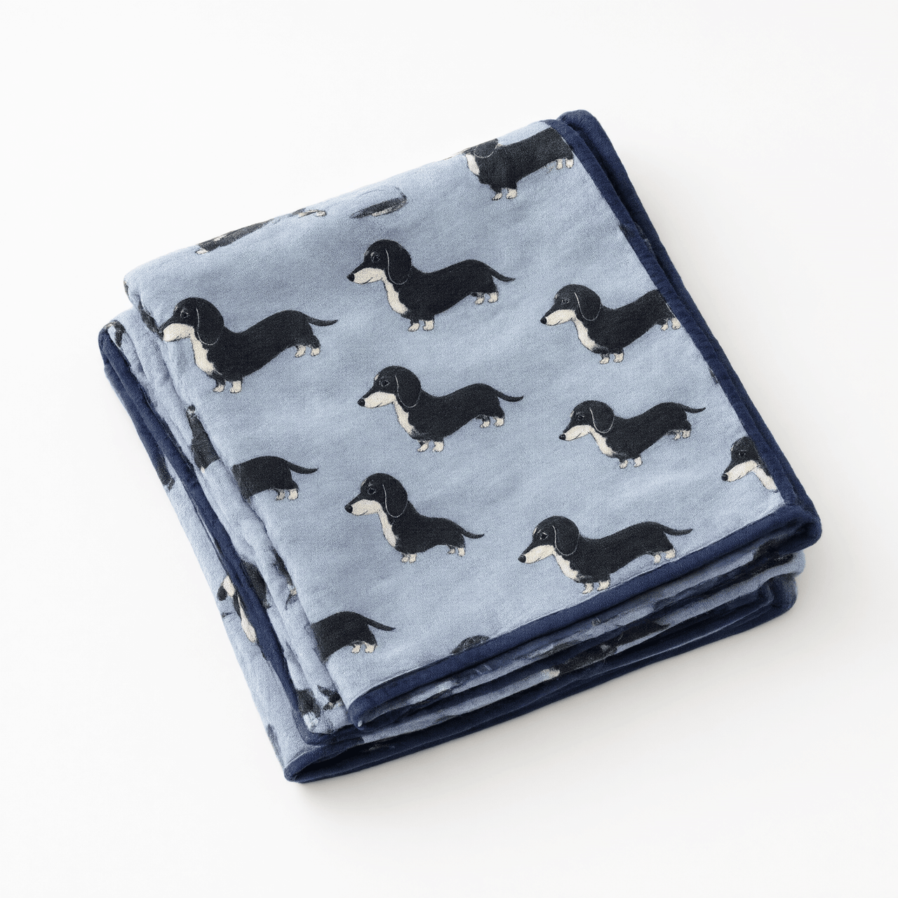 Monica + Andy Cotton Lycra Blanket - Dashound - liquidation.store
