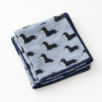Monica + Andy Cotton Lycra Blanket - Dashound - liquidation.store