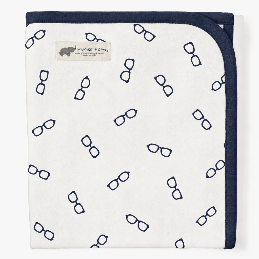 Monica + Andy Cotton Lycra Blanket - Glasses - liquidation.store