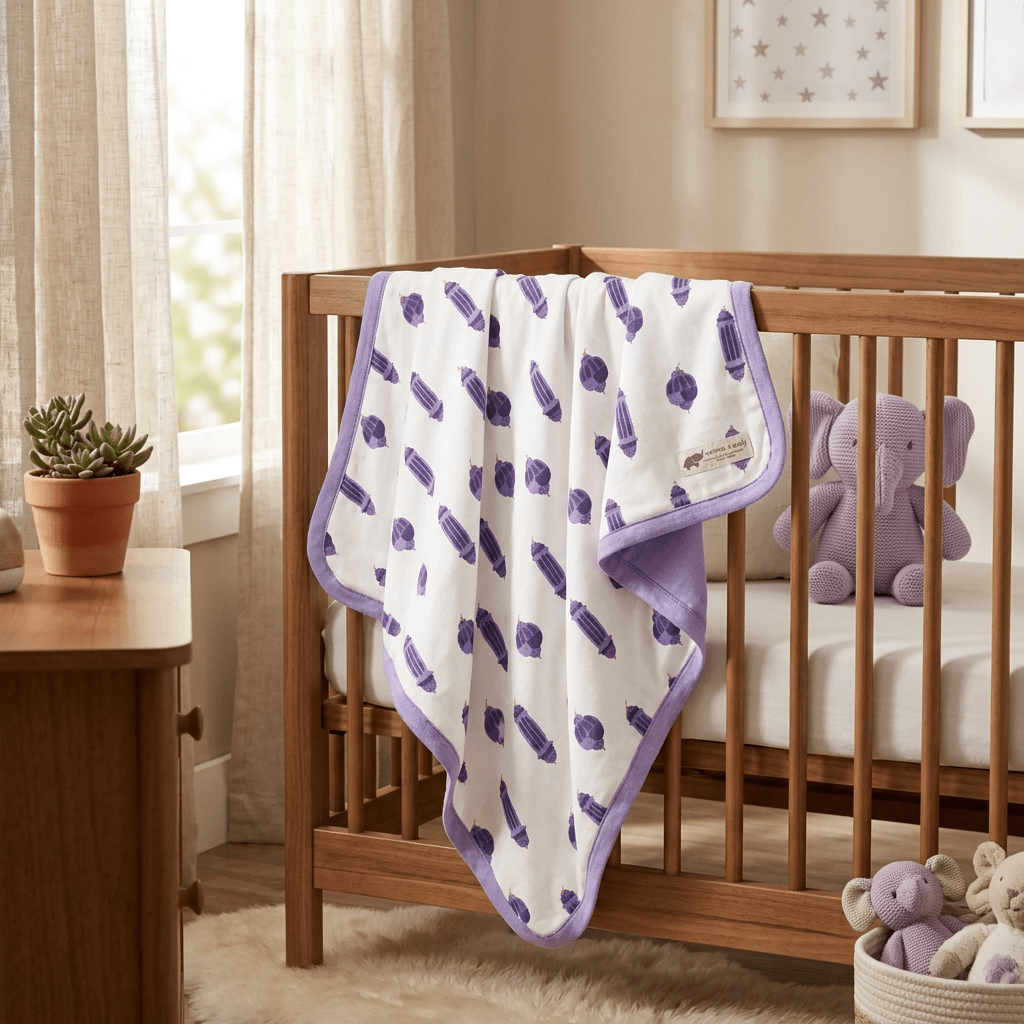 Monica + Andy Cotton Lycra Blanket - Ice-Cream Sundae - liquidation.store