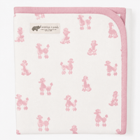 Monica + Andy Cotton Lycra Blanket - Pink Poodle - liquidation.store