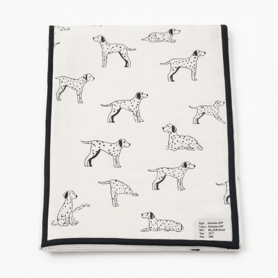 Monica + Andy Double Layer Coming Home Swaddle Blanket - Dalmatian - liquidation.store