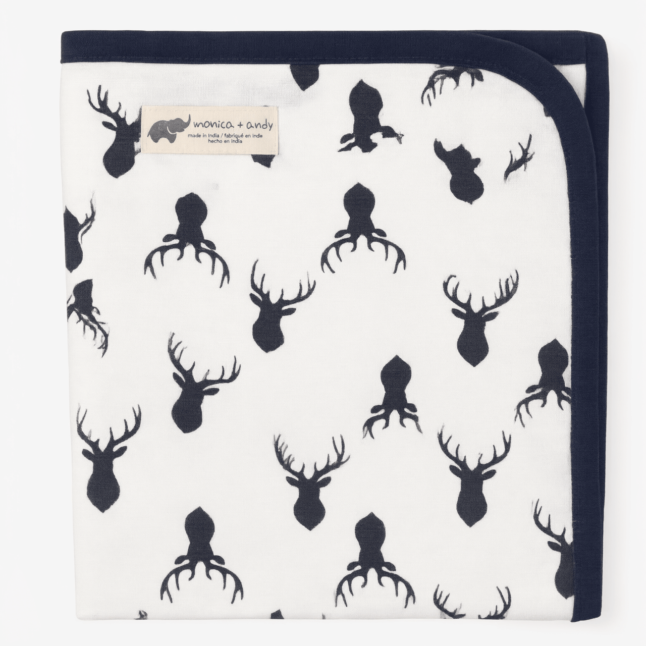 Monica + Andy Double Layer Coming Home Swaddle Blanket - Deer - liquidation.store