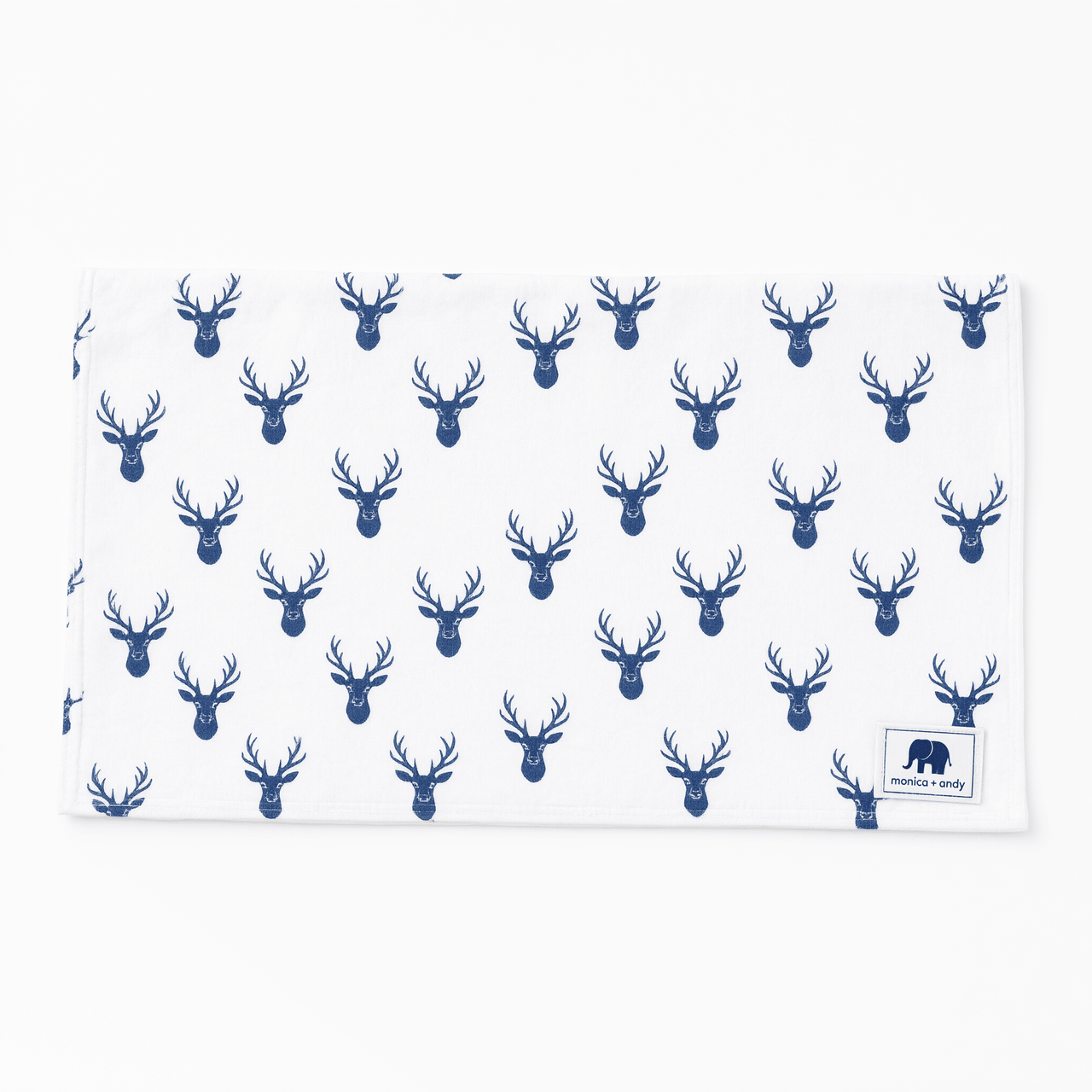 Monica + Andy Organic Cotton Burp Cloth - Deer - liquidation.store