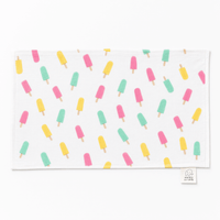 Monica + Andy Organic Muslin Burp Cloth - Ice Lolly - liquidation.store