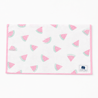 Monica + Andy Organic Muslin Burp Cloth - Watermelon - liquidation.store