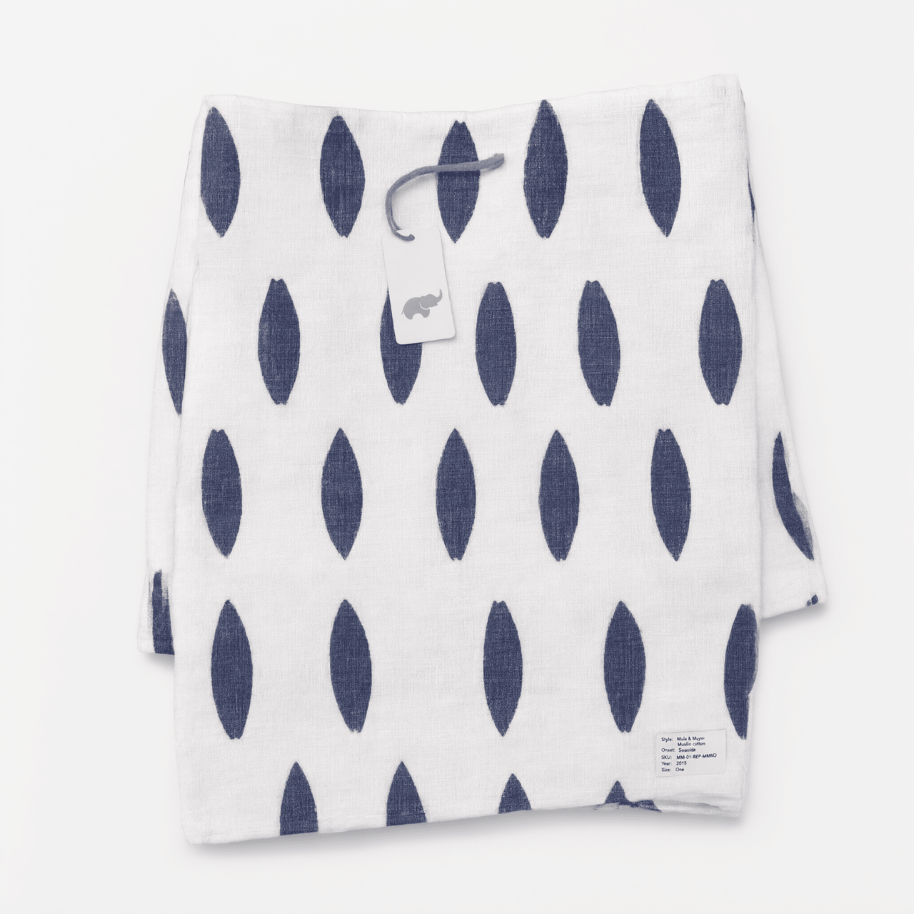 Monica + Andy Single Layer Muslin Swaddle Blanket - Leaf - liquidation.store