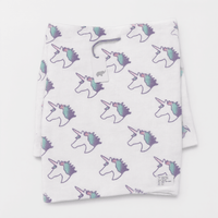 Monica + Andy Single Layer Muslin Swaddle Blanket - Unicorn - liquidation.store