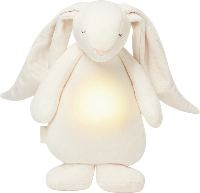 Moonie The Organic Humming Bunny With Lamp - Cream (0+) - liquidation.store