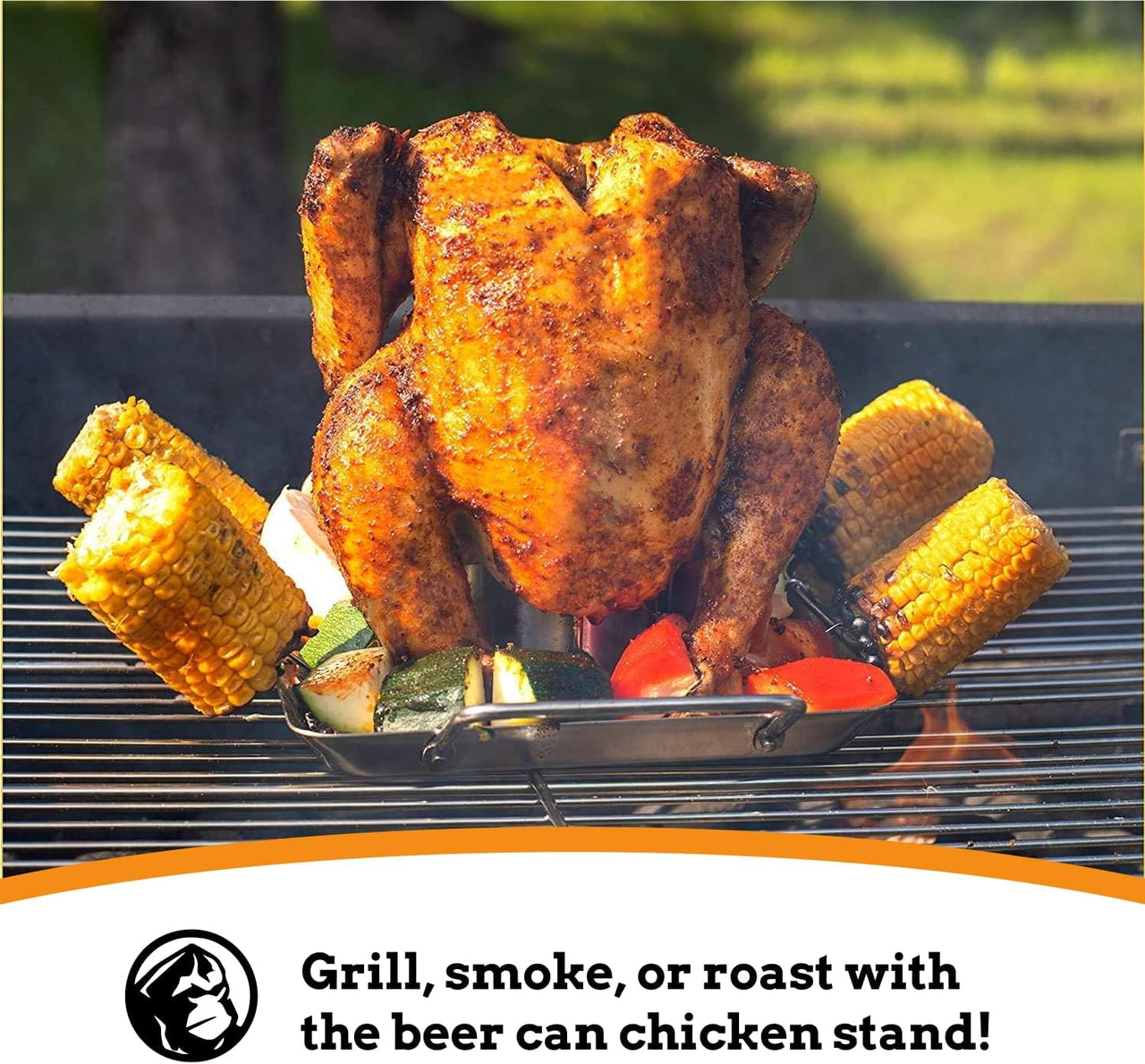 MOUNTAIN GRILLERS Beer Can Chicken Roaster Stand - liquidation.store