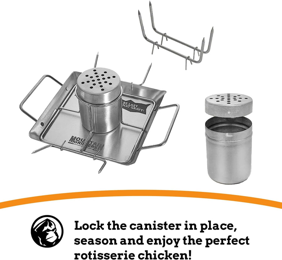MOUNTAIN GRILLERS Beer Can Chicken Roaster Stand - liquidation.store
