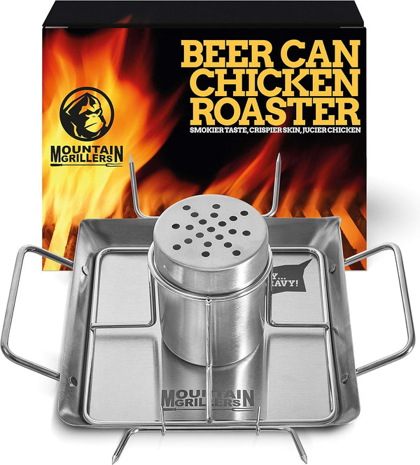 MOUNTAIN GRILLERS Beer Can Chicken Roaster Stand - liquidation.store