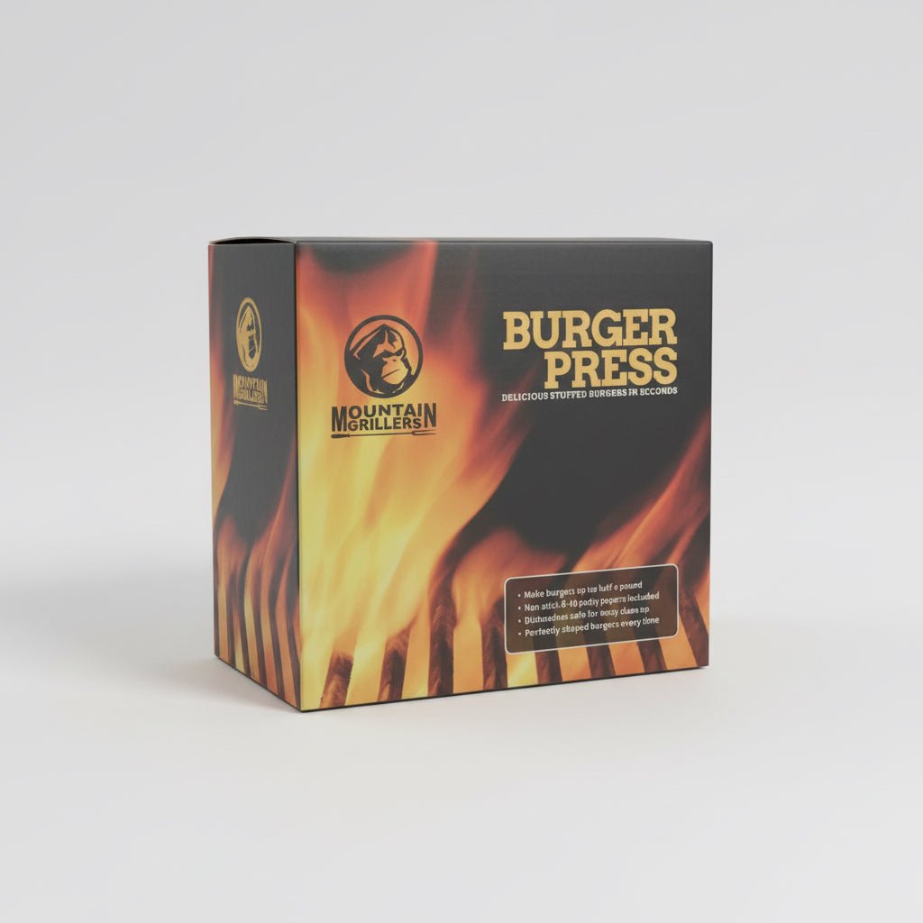 Mountain Grillers Non - Stick Burger Press With Patty Papers - liquidation.store