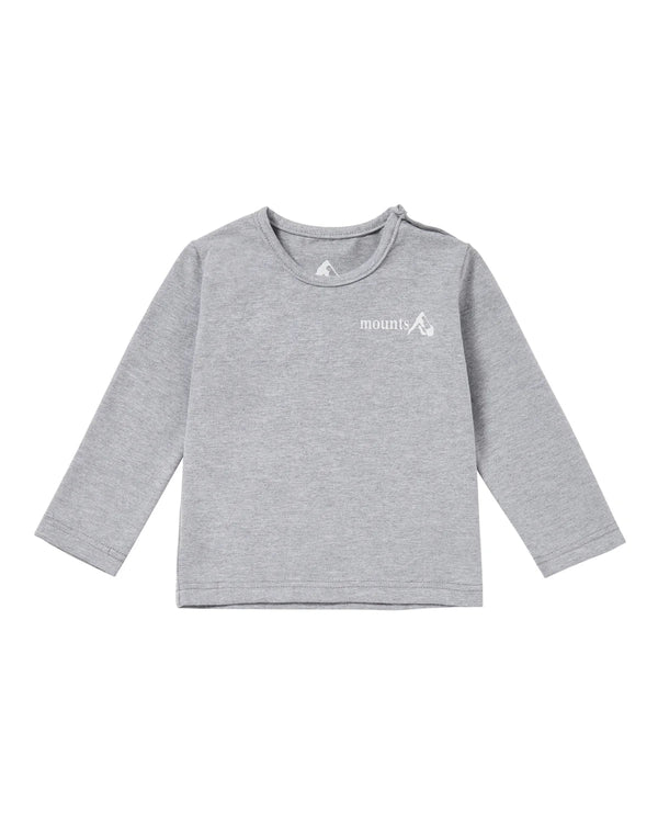 Mounts Thermal Cotton Baby Shirt - Grey (24 - 36M) - liquidation.store