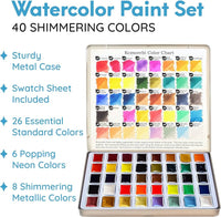 Thumbnail for Mozart Japanese Watercolour Paint Set - 40 colours - liquidation.store