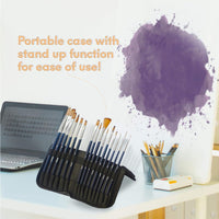 Thumbnail for MozArt Supplies Paint Brushes Set - liquidation.store