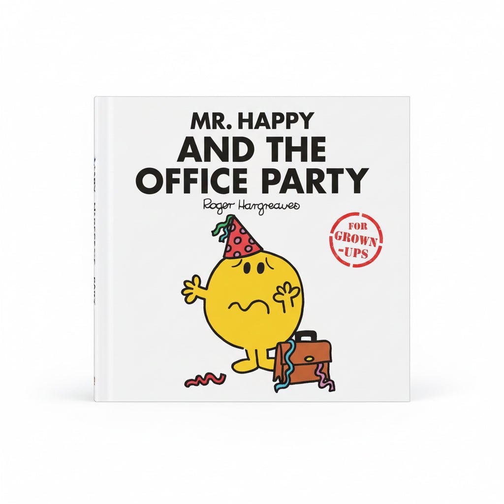 Mr. Happy And The Office Party Hardcover Book - liquidation.store
