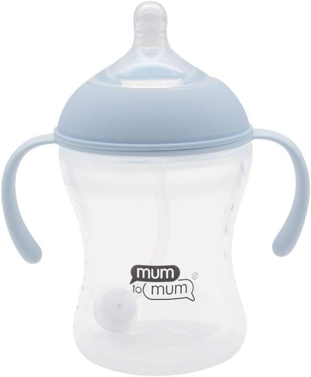 Mum to Mum - Wide Neck Dome PP Feeding Bottle - Blue - liquidation.store