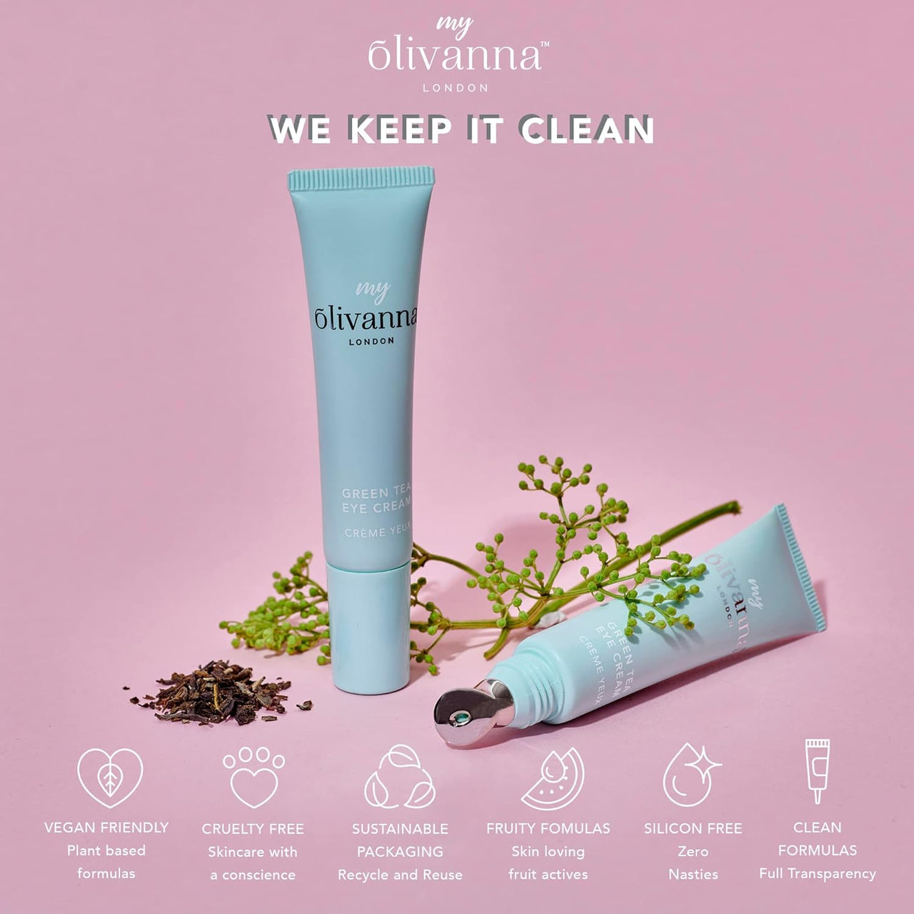 My Olivanna Green Tea Eye Cream - liquidation.store