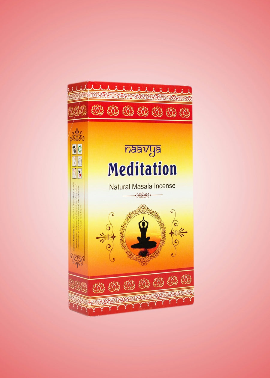 Naavya Meditation - Natural Masala Incense Sticks (6 Pack) - liquidation.store