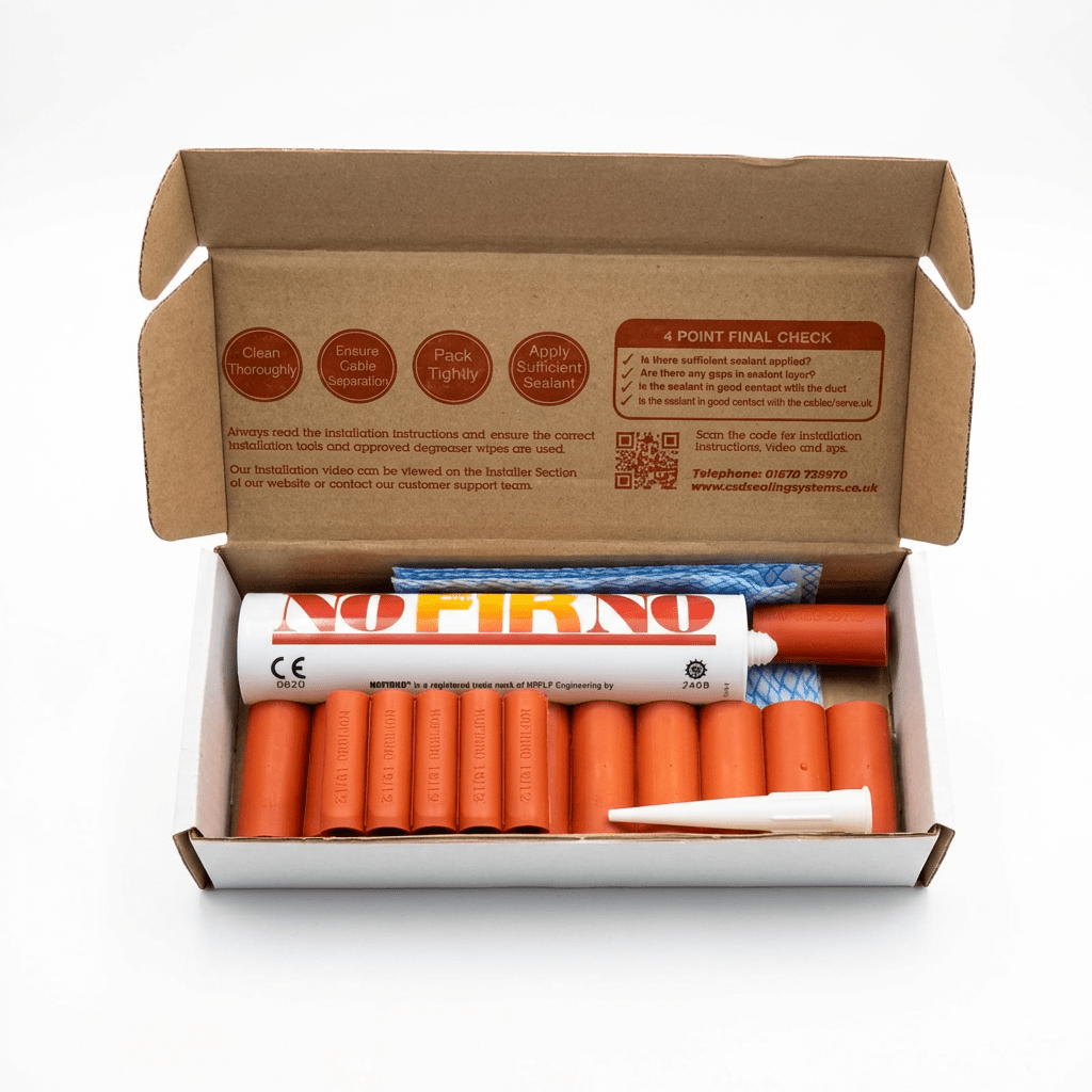 Nofirno Duct Sealant - The Rapid Sealing System Kit - liquidation.store