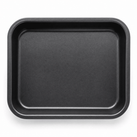 Non Stick Deep Rectangular Roasting Trays - 28CM - liquidation.store