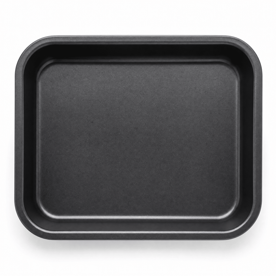 Non Stick Deep Rectangular Roasting Trays - 28CM - liquidation.store