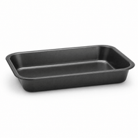 Non Stick Deep Rectangular Roasting Trays - 28CM - liquidation.store