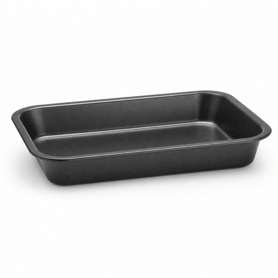Non Stick Deep Rectangular Roasting Trays - 28CM - liquidation.store